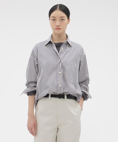 MHL.（エムエイチエル） ブラウス シャツ VINTAGE COMPACT COTTON 