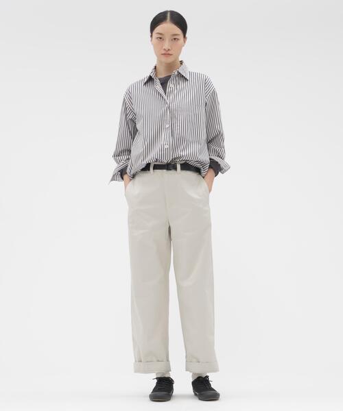 MHL.（エムエイチエル） ブラウス シャツ VINTAGE COMPACT COTTON 
