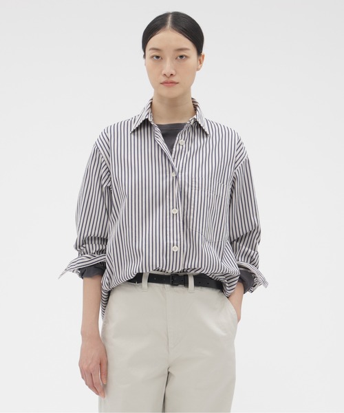 MHL.（エムエイチエル） ブラウス シャツ VINTAGE COMPACT COTTON