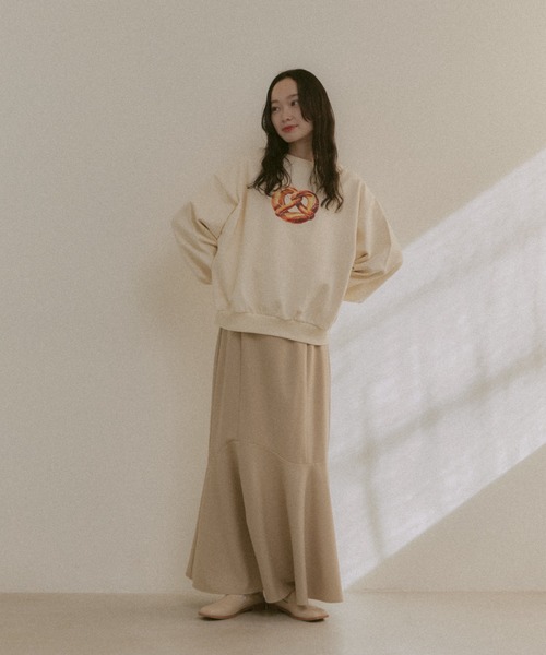 「moi tytto」 スウェットカットソー FREE ベージュ レディース_画像5