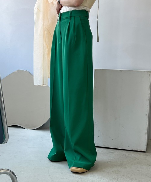 「chuclla」 パンツ L ブルー レディース_画像2