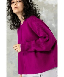 「OSMOSIS」 長袖ニット ONE SIZE ピンク レディースの画像7