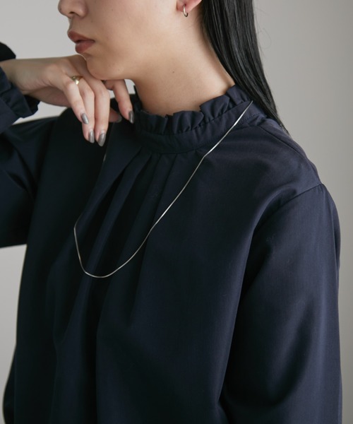 「Aunt Marie's」 長袖ブラウス FREE ブルー レディース_画像2