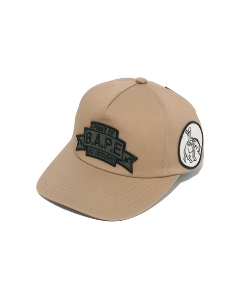 A BATHING APE（アベイシングエイプ） キャップ 帽子 MULTI PATCH CAP