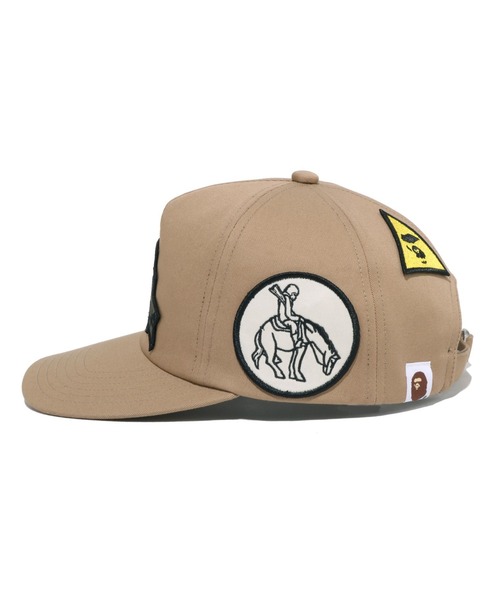 A BATHING APE（アベイシングエイプ） キャップ 帽子 MULTI PATCH CAP