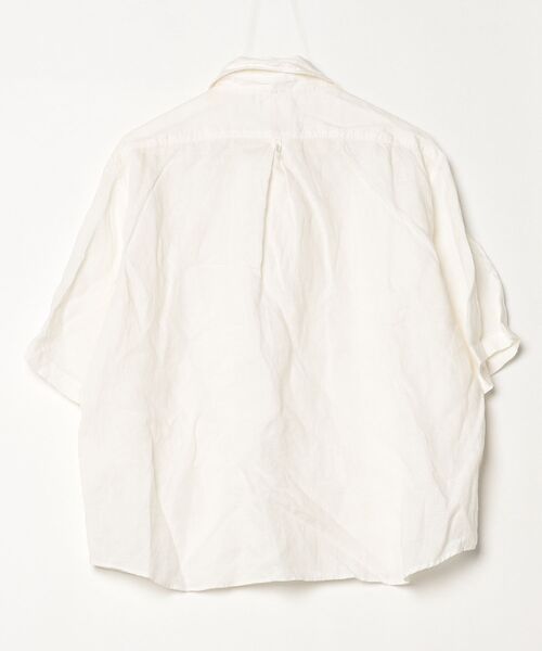 GW限定価格　美品DANTON 半袖リネンシャツ ホワイト　36サイズ Danton（ダントン） 半袖シャツ 38 ホワイト レディース : ZOZOTOWN