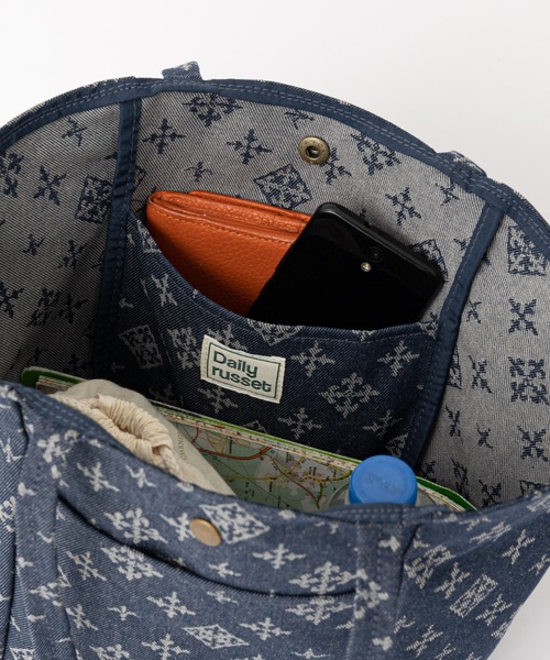 「Daily russet」 トートバッグ FREE ネイビー レディース_画像3