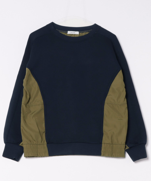 「DouDou」 長袖カットソー FREE ネイビー レディース_画像2