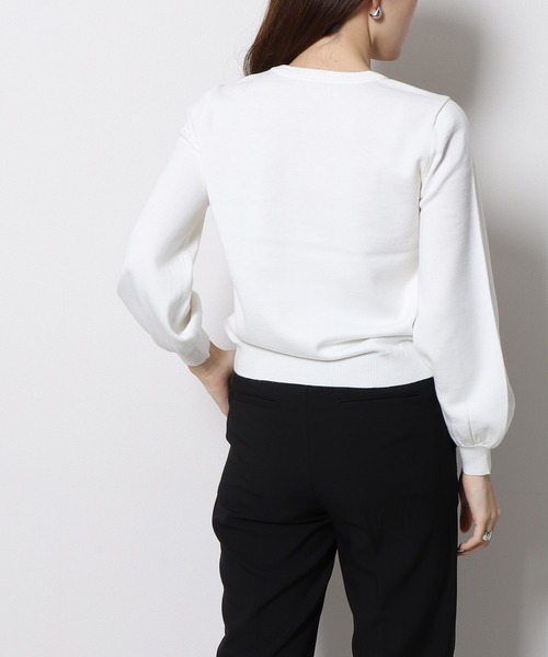 「Re.Verofonna」 長袖ニット MEDIUM ホワイト レディース_画像8