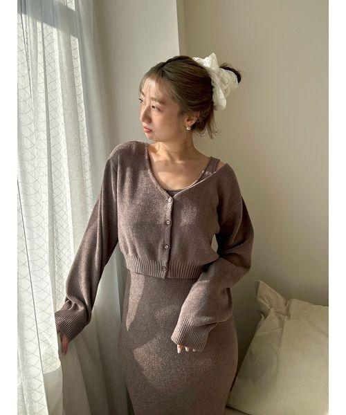 SNIDEL HOME パジャマ ルームウェア カーディガン×ワンピースセット