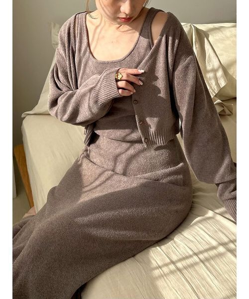 SNIDEL HOME パジャマ ルームウェア カーディガン×ワンピースセット
