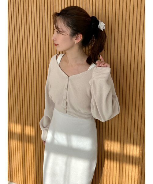 SNIDEL HOME パジャマ ルームウェア カーディガン×ワンピースセット