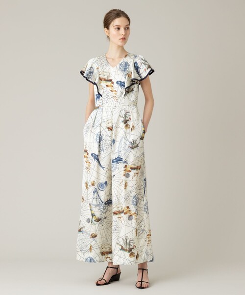 「LOULOU WILLOUGHBY」 オールインワン 2 ホワイト系その他 レディース_画像2