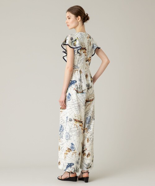 「LOULOU WILLOUGHBY」 オールインワン 2 ホワイト系その他 レディース_画像4