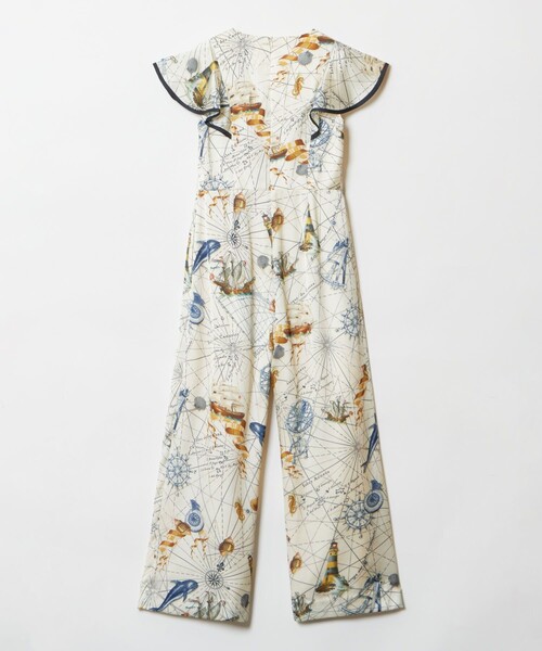 「LOULOU WILLOUGHBY」 オールインワン 2 ホワイト系その他 レディース_画像9