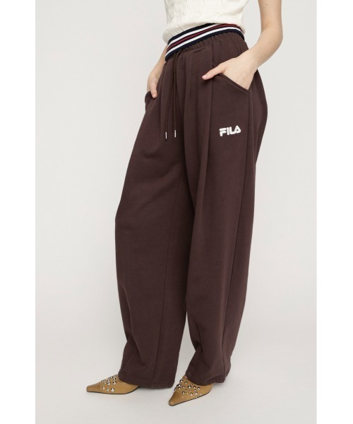 スウェットパンツ ジャージ FILA x SLY BARREL LEG SW PT フィラスライバレルレッグスウェットパンツ 春服 レディース_7