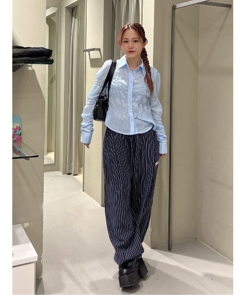 スウェットパンツ ジャージ FILA x SLY BARREL LEG SW PT フィラスライバレルレッグスウェットパンツ 春服 レディース_20