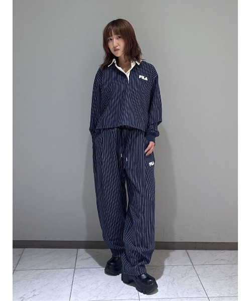 スウェットパンツ ジャージ FILA x SLY BARREL LEG SW PT フィラスライバレルレッグスウェットパンツ 春服 レディース_22
