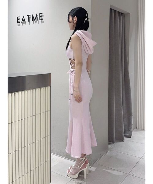 EATME（イートミー） ワンピース 夏 サイドレースアップフーディ