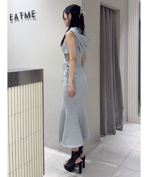 EATME（イートミー） ワンピース 夏 サイドレースアップフーディ