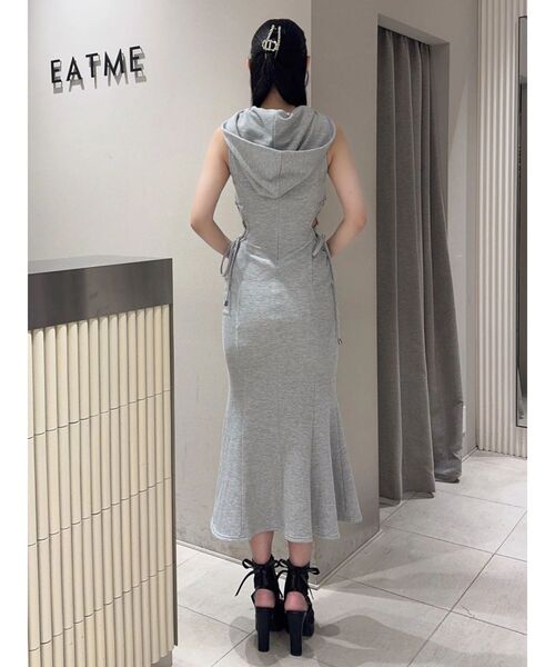 EATME（イートミー） ワンピース 夏 サイドレースアップフーディ