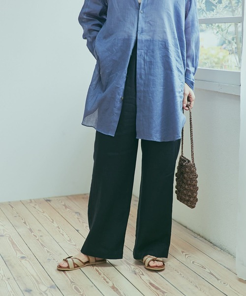「URBAN RESEARCH DOORS」 イージーパンツ MEDIUM ベージュ レディース_画像5