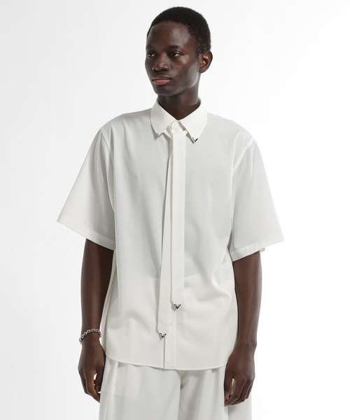 HARE ボウタイ tops ホワイト 新品 楽天市場】(W)2WAYボウタイシャツLS HARE ハレ トップス シャツ