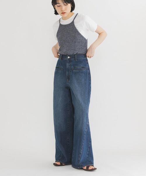 KBF（ケービーエフ） ジーンズ デニム デニムパンツ WIDEレッグ
