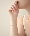ブレスレット 「スキニー」 K18YG ダイヤ...の詳細画像4