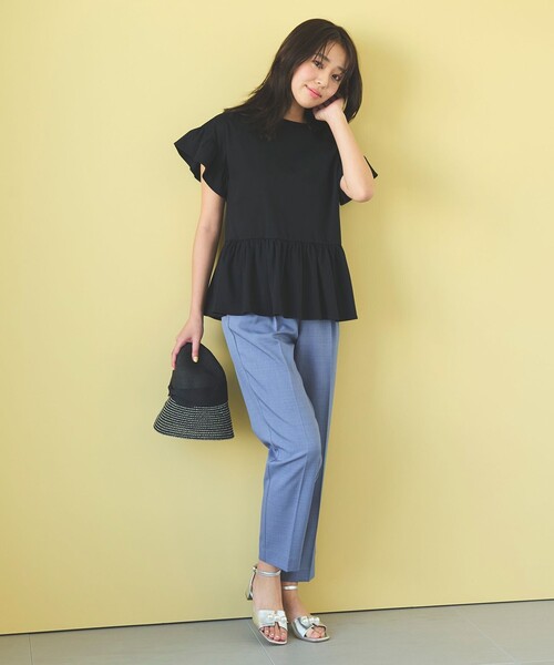「Feroux」 パンツ 0 イエロー レディース_画像2