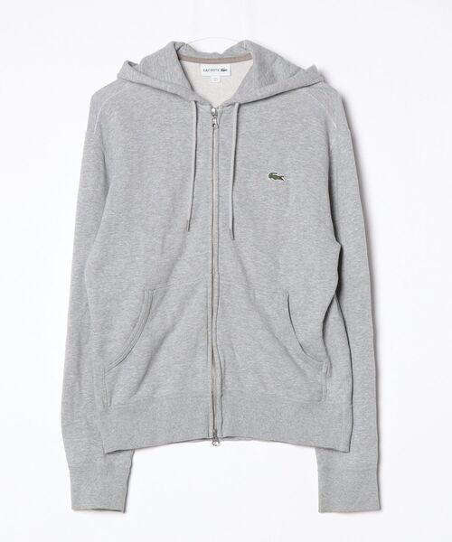 LACOSTE（ラコステ） ジップアップパーカー 3 グレー メンズ