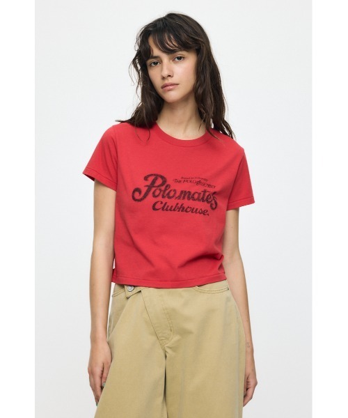 MOUSSY（マウジー） tシャツ 半袖 NOSTALGIC LETTERED Tシャツ