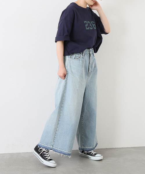 「JOURNAL STANDARD LUXE」 半袖Tシャツ MEDIUM ホワイト レディース_画像3