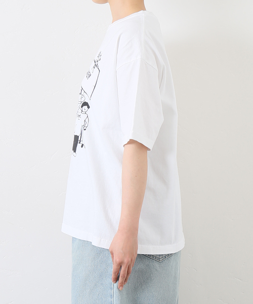 「JOURNAL STANDARD LUXE」 半袖Tシャツ MEDIUM ホワイト レディース_画像6