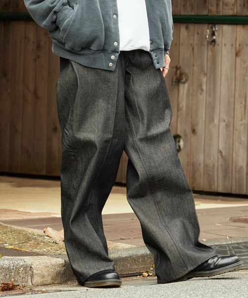 90s usa製　ben davis ルーズフィット デニム　バギーパンツ BEN DAVIS（ベンデイビス） デニムパンツ 36 ネイビー メンズ