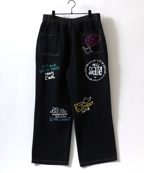 「Mark Gonzales」 デニムパンツ M サックスブルー メンズ_画像5