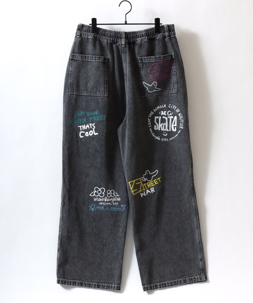 「Mark Gonzales」 デニムパンツ M サックスブルー メンズ_画像7
