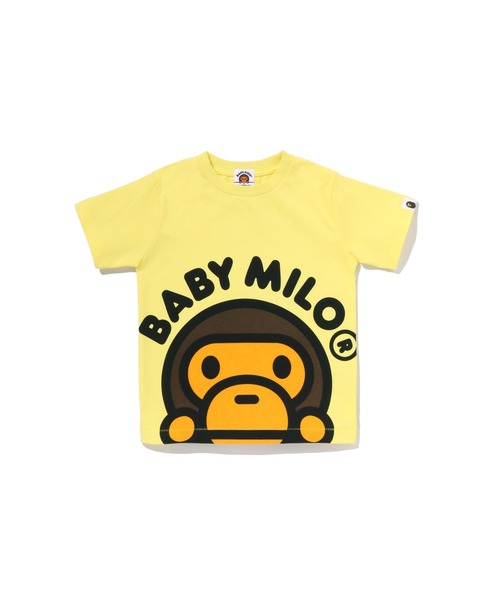 アベイシングエイプ　キッズTシャツ　ベビーマイロ A BATHING APE（アベイシングエイプ） tシャツ BIG BABY MILO TEE