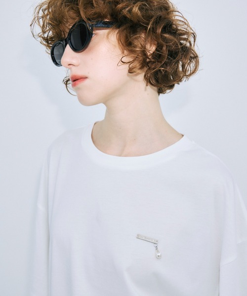 JOSE MOON（ジョゼムーン） tシャツ 半袖 PEARL OVER HALF SLEEVE T
