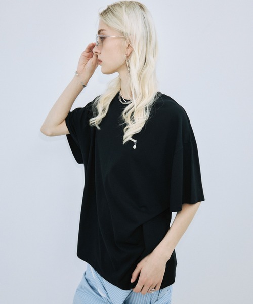 JOSE MOON（ジョゼムーン） tシャツ 半袖 PEARL OVER HALF SLEEVE T