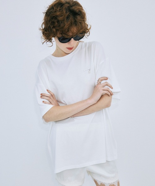 JOSE MOON（ジョゼムーン） tシャツ 半袖 PEARL OVER HALF SLEEVE T