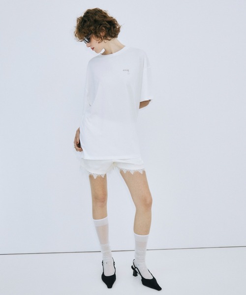 tシャツ 半袖 PEARL OVER HALF SLEEVE T-SHIRT /パールオーバーハーフスリーブTシャツ レディース | JOSE MOON | 13