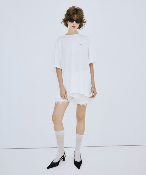 tシャツ 半袖 PEARL OVER HALF SLEEVE T-SHIRT /パールオーバーハーフスリーブTシャツ レディース | JOSE MOON | 12