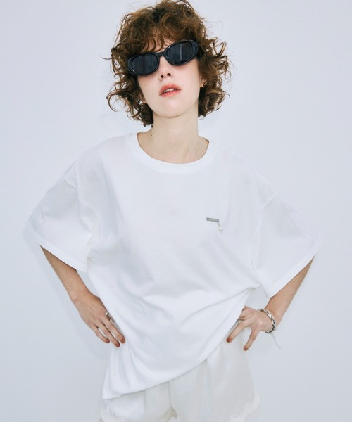 JOSE MOON（ジョゼムーン） tシャツ 半袖 PEARL OVER HALF SLEEVE T