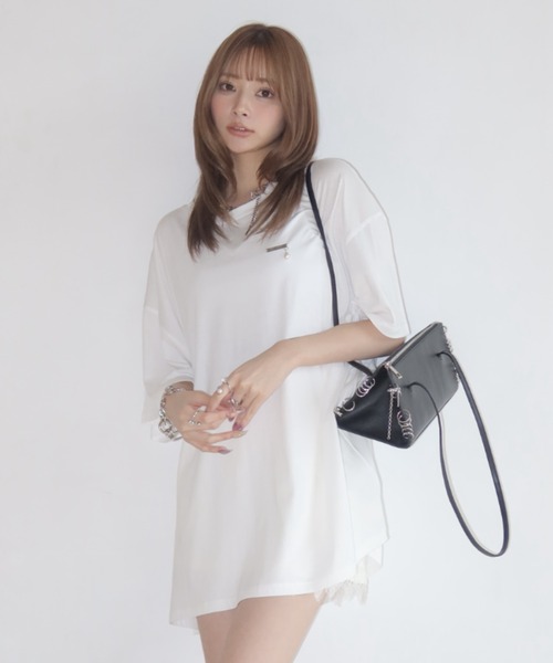 JOSE MOON（ジョゼムーン） tシャツ 半袖 PEARL OVER HALF SLEEVE T