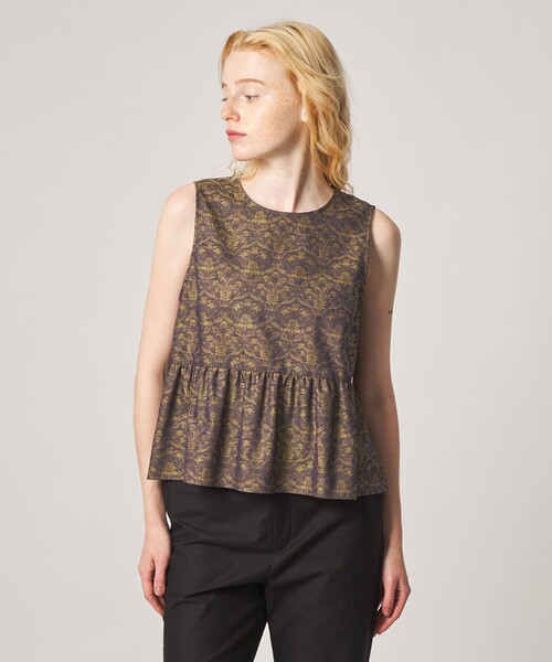 ブラウス シャツ 「Steven Alan」ジャガード タンクトップ ブラウス レディース | STEVEN ALAN