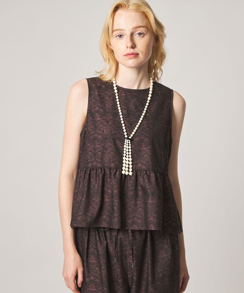 ブラウス シャツ 「Steven Alan」ジャガード タンクトップ ブラウス レディース | STEVEN ALAN | 04