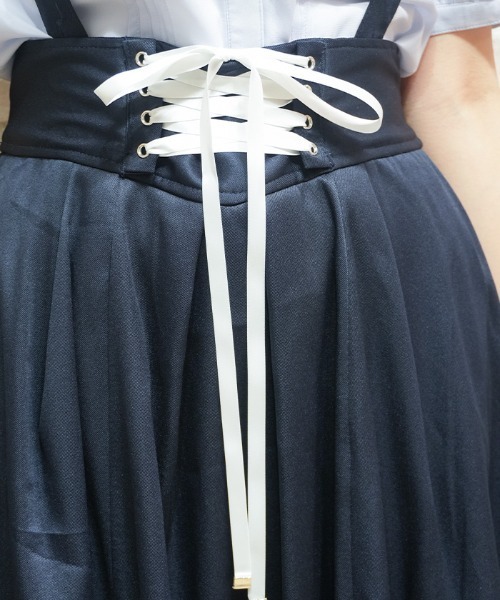 axes femme POETIQUE スカート リボン付きフリルサスSK : ZOZOTOWN