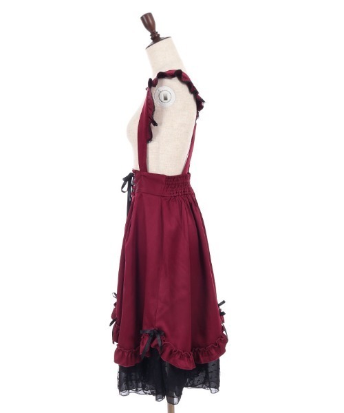 axes femme POETIQUE スカート リボン付きフリルサスSK : ZOZOTOWN 
