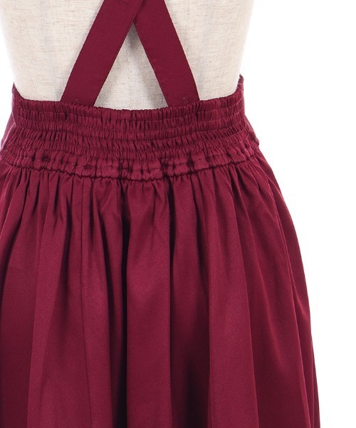 axes femme POETIQUE スカート リボン付きフリルサスSK : ZOZOTOWN